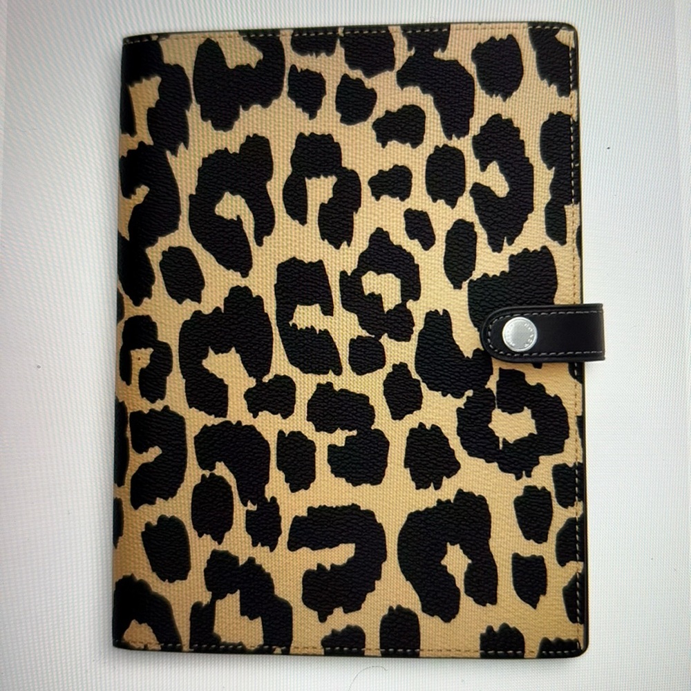 🐆 COACH NOTEBOOK WITH LEOPARD PRINT 🐆 NWT 🐆 - Picture 2 of 16